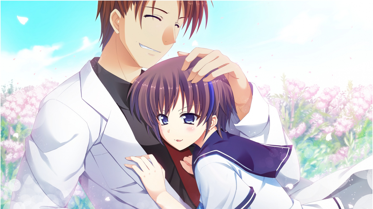 Personnage D'anime Masculin Aux Cheveux Bleus. Wallpaper in 1280x720 Resolution