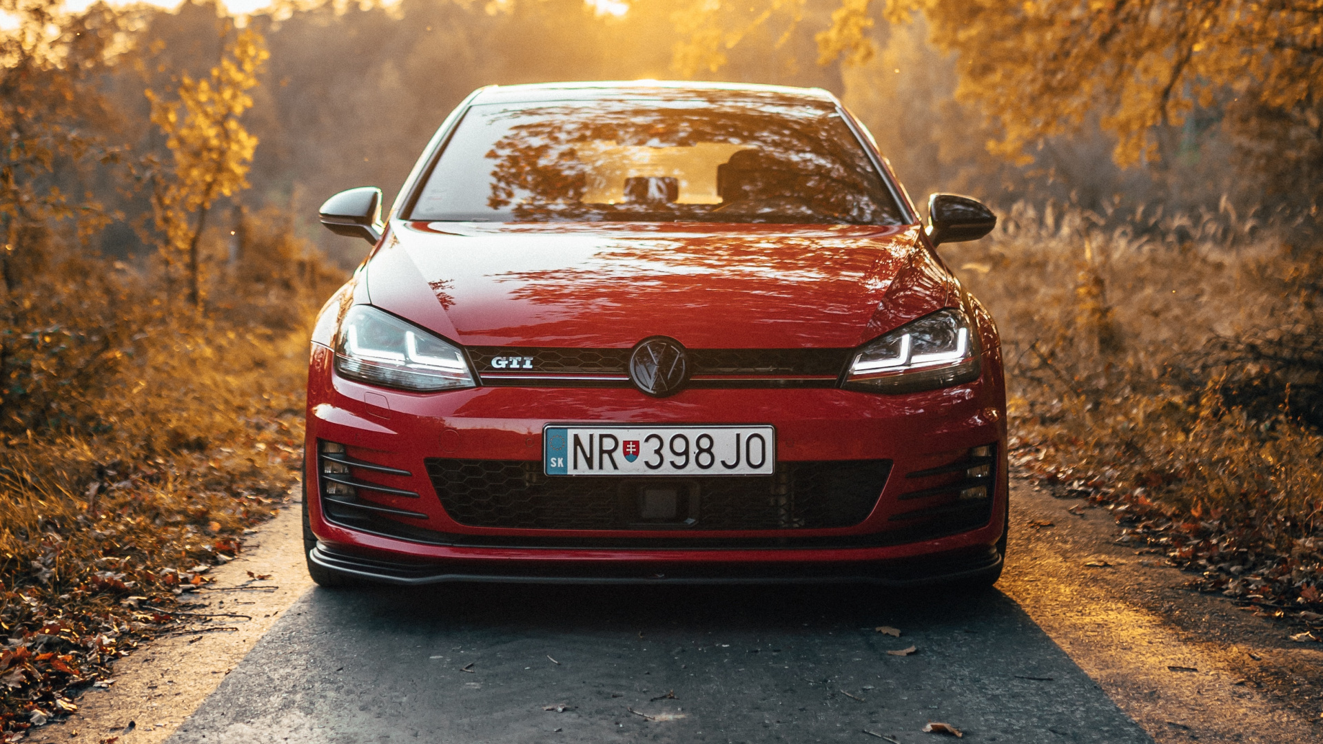 Red Car on Dirt Road During Daytime. Wallpaper in 1920x1080 Resolution