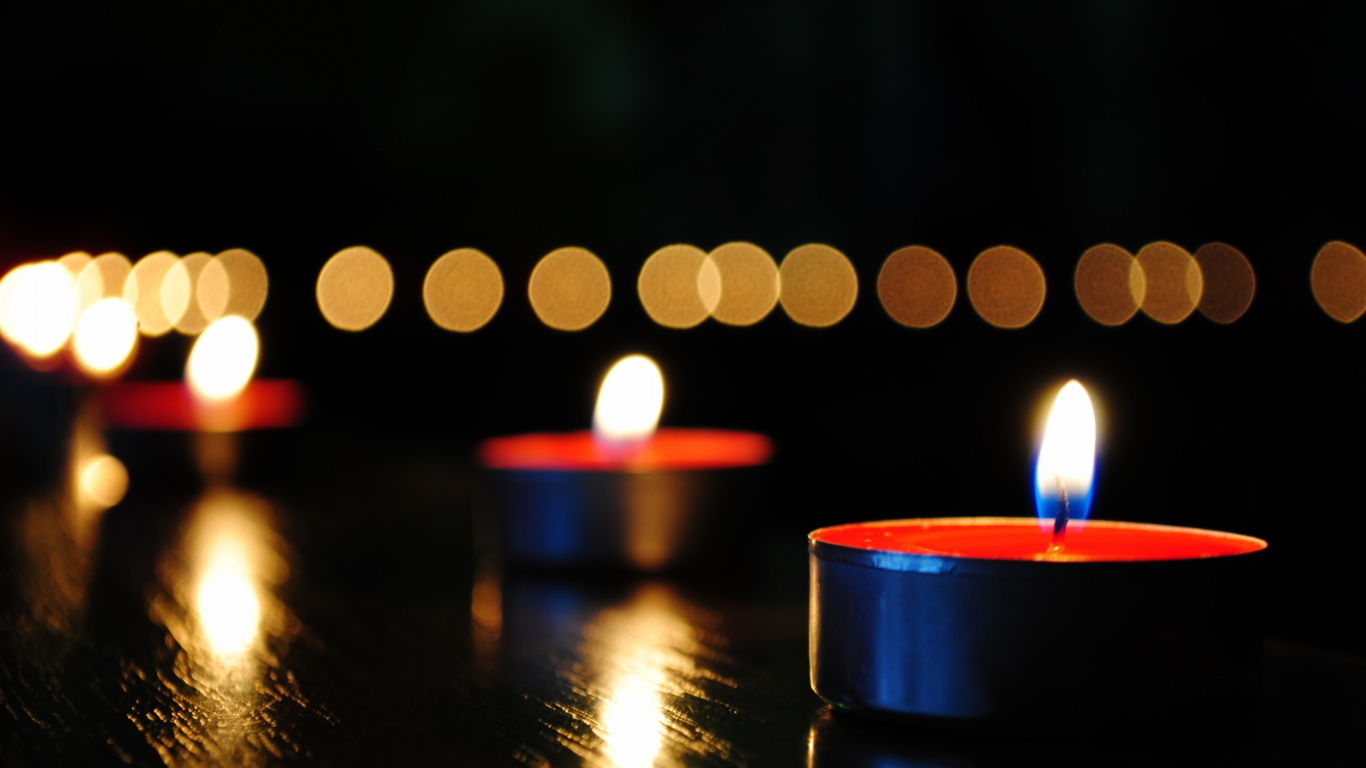 Tealight, Candle, Light, Lighting, Wax. Wallpaper in 1366x768 Resolution