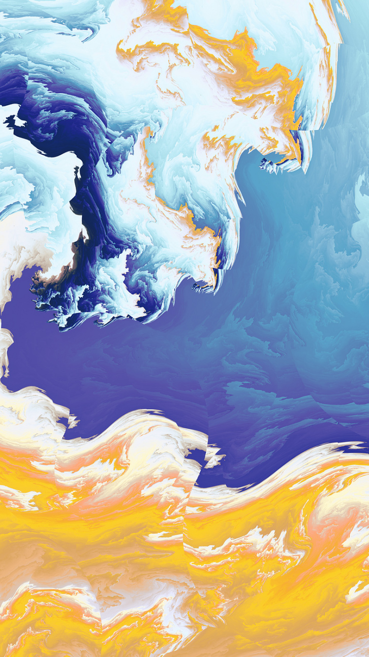 数码艺术, 抽象艺术, 艺术, 风波, 气氛 壁纸 750x1334 允许