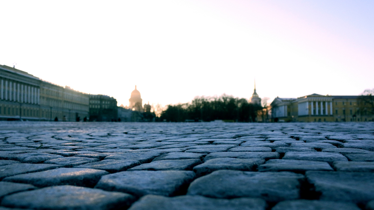 Graue Betonstraße Tagsüber. Wallpaper in 1280x720 Resolution