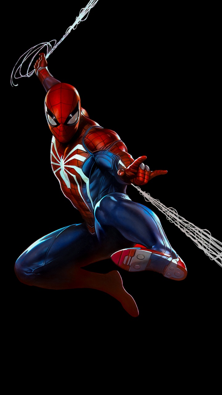 Spider-man, The Amazing Spider-Man, Miles Morales, Cartoon, Kunst. Wallpaper in 720x1280 Resolution