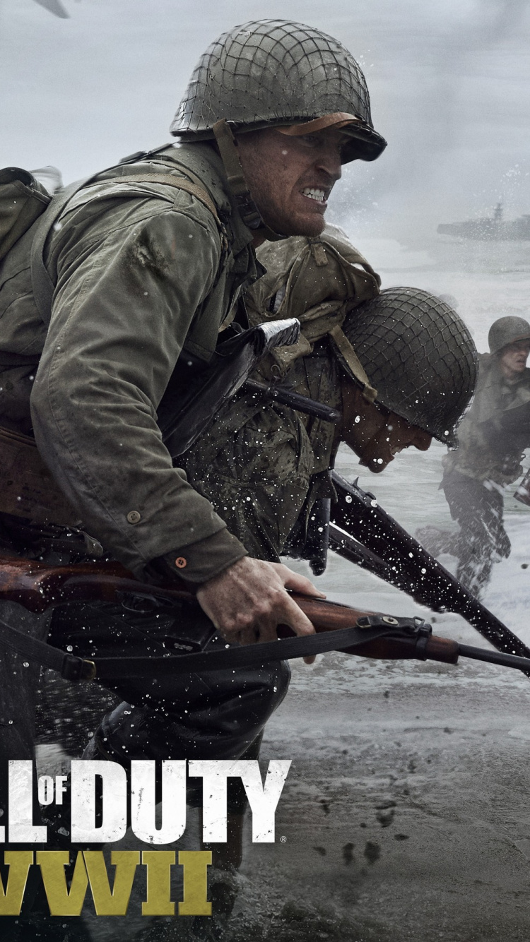 Call of Duty Ww2, Call of Duty WWII, Soldat, Armee, Militär. Wallpaper in 750x1334 Resolution