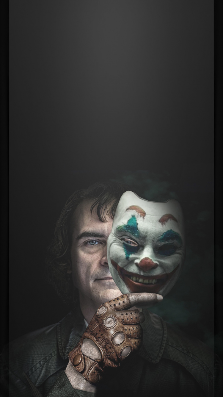 Joker, Eye, Eyelash, Jaw, Neck. Wallpaper in 750x1334 Resolution