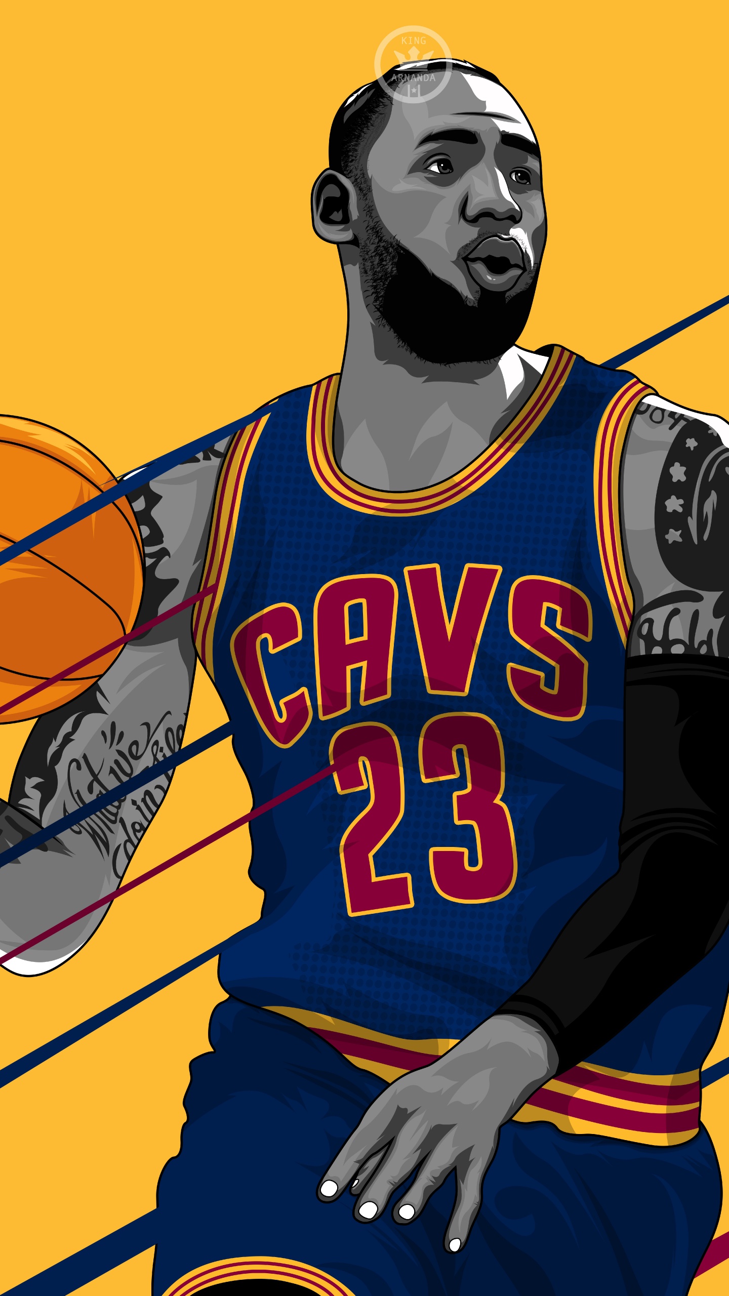 Homme en Chemise Jersey Bleu et Orange. Wallpaper in 1440x2560 Resolution