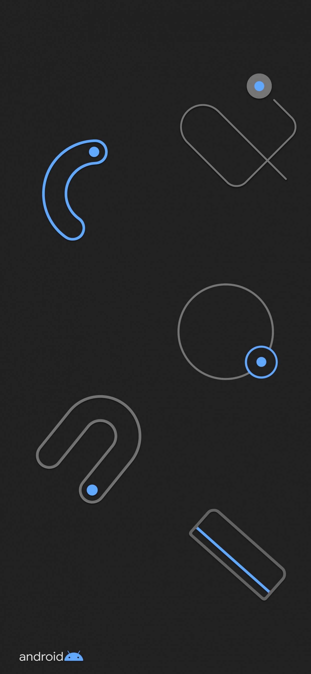 Google, Google Pixel 4, Circle, Nature, Electronic Device. Wallpaper in 1242x2688 Resolution