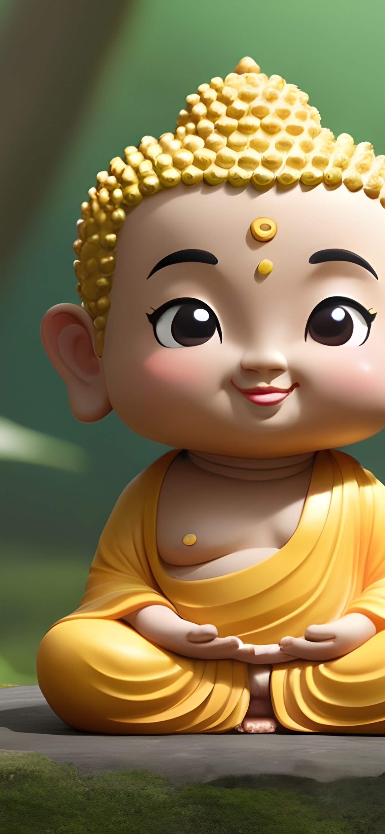 Gras, Kopf, Auge, Happy, Kunst. Wallpaper in 1242x2688 Resolution