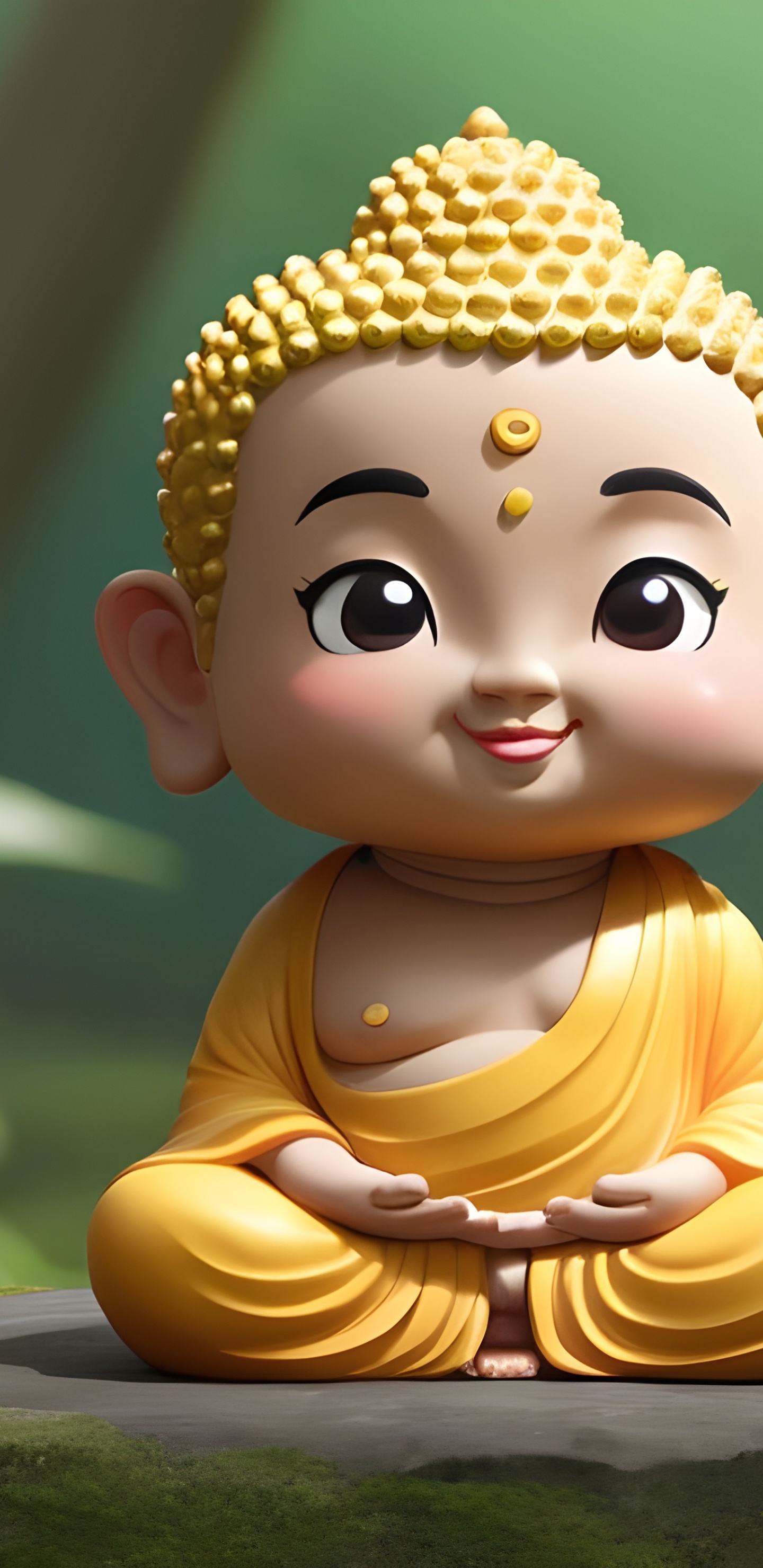 Gras, Kopf, Auge, Happy, Kunst. Wallpaper in 1440x2960 Resolution