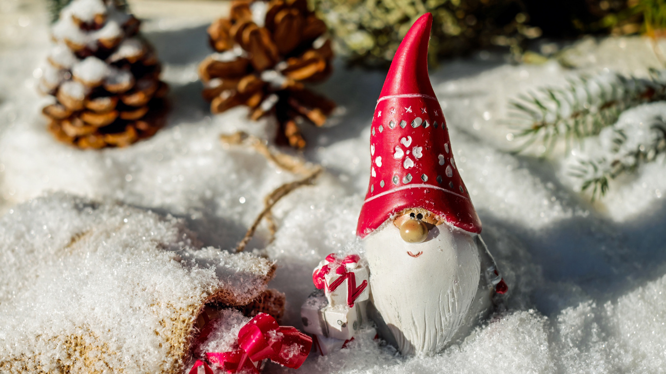 Christmas Day, Santa Claus, Christmas Decoration, Christmas Ornament, Christmas. Wallpaper in 1366x768 Resolution