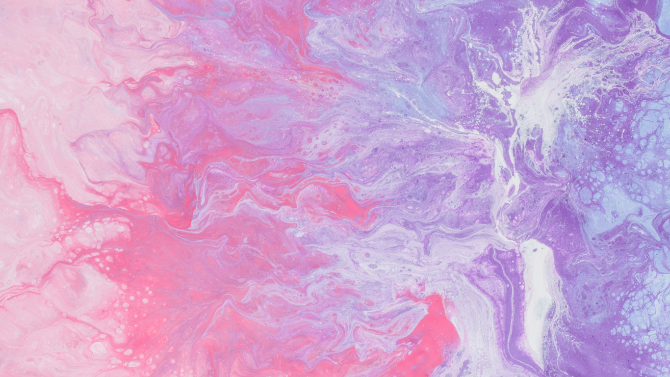 Peinture Abstraite Verte et Bleue. Wallpaper in 1366x768 Resolution