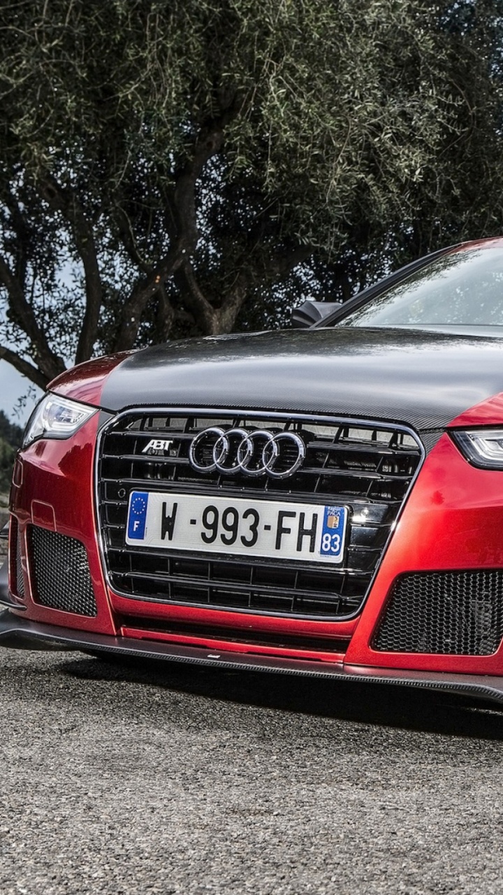 Rot Audi a 4 Limousine. Wallpaper in 720x1280 Resolution