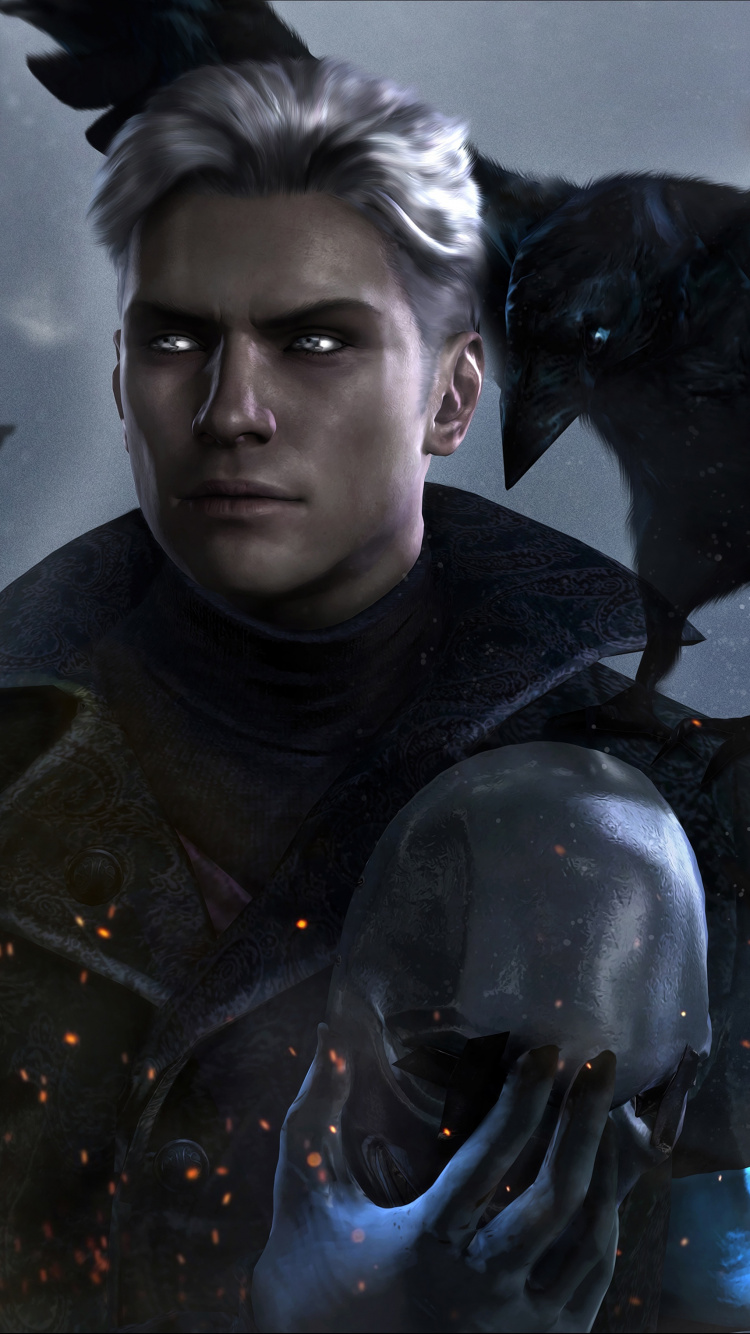 Devil May Cry 5, Dmc Devil May Cry, Vergil, Dante, Personnages de Devil May Cry. Wallpaper in 750x1334 Resolution