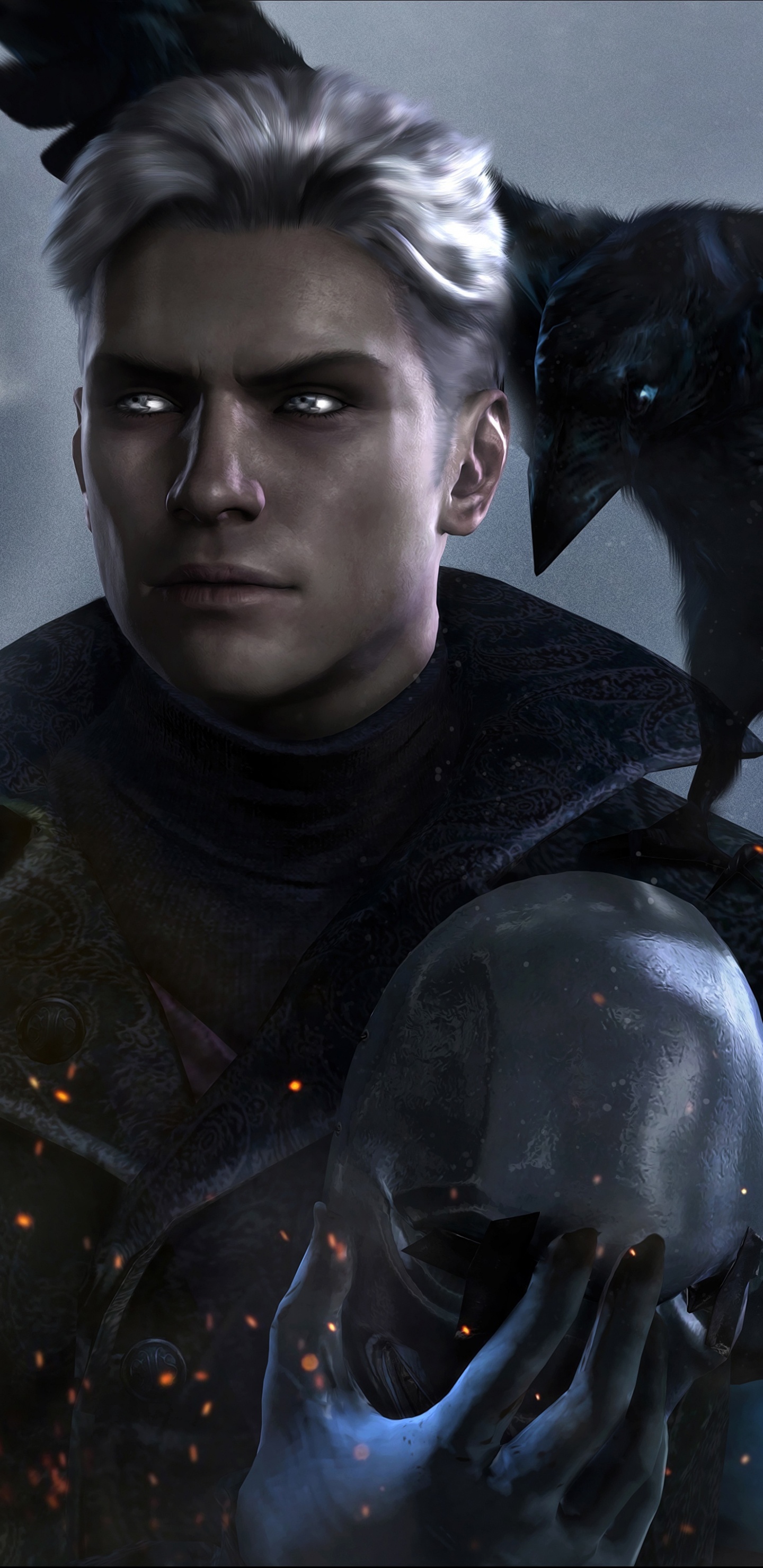 Devil May Cry 5, Dmc Devil May Cry, Virgilio, Dante, Personajes de Devil May Cry. Wallpaper in 1440x2960 Resolution