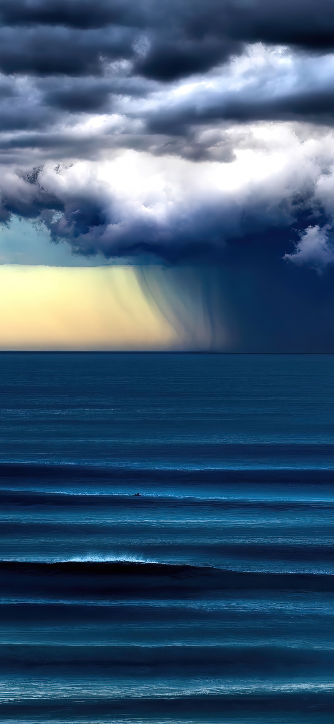 气氛, 性质, Azure, 流体, 液体 壁纸 1125x2436 允许