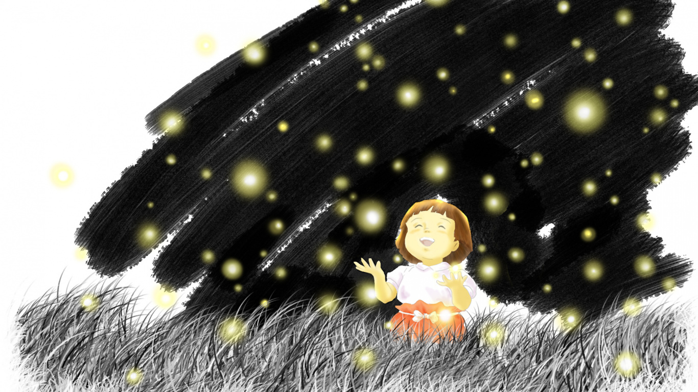 Textil de Lunares Amarillo y Negro. Wallpaper in 1366x768 Resolution