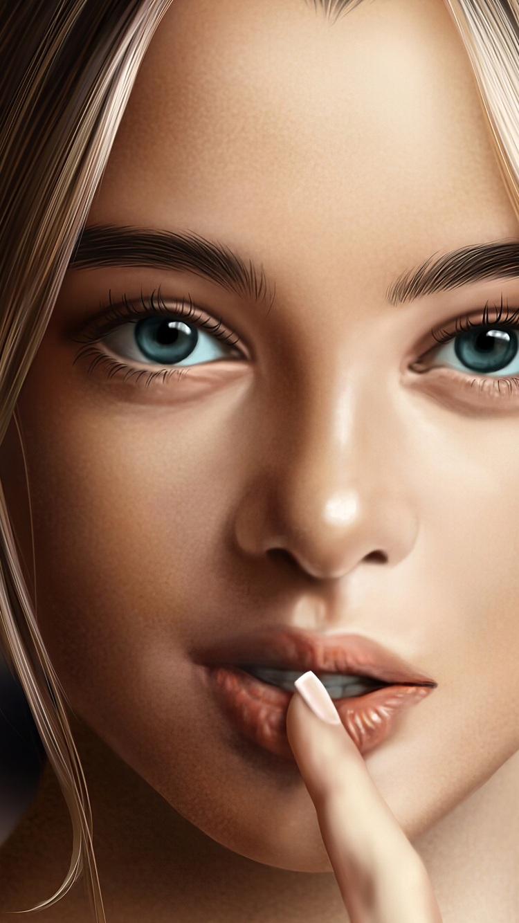 Front, Nez, Joue, Peau, Menton. Wallpaper in 750x1334 Resolution