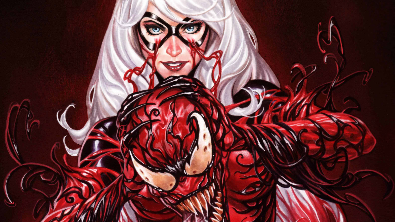 Mujer en Vestido Rojo y Blanco Personaje de Anime. Wallpaper in 1366x768 Resolution