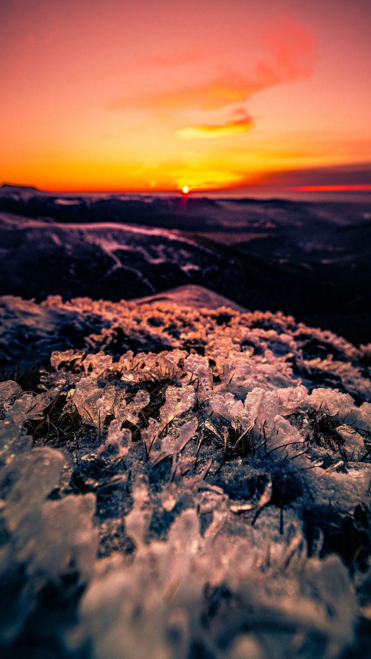 Sonnenuntergang, Wand, Atmosphäre, Ökoregion, Naturlandschaft. Wallpaper in 750x1334 Resolution