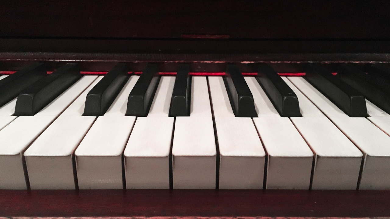 Klavier, Musikalische Tastatur, Tastatur, Schlüssel, Elektronisches Instrument. Wallpaper in 1280x720 Resolution