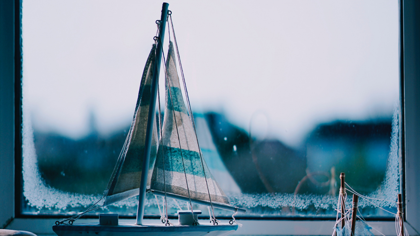 White Sail Boat on Body of Water During Daytime. Wallpaper in 1366x768 Resolution