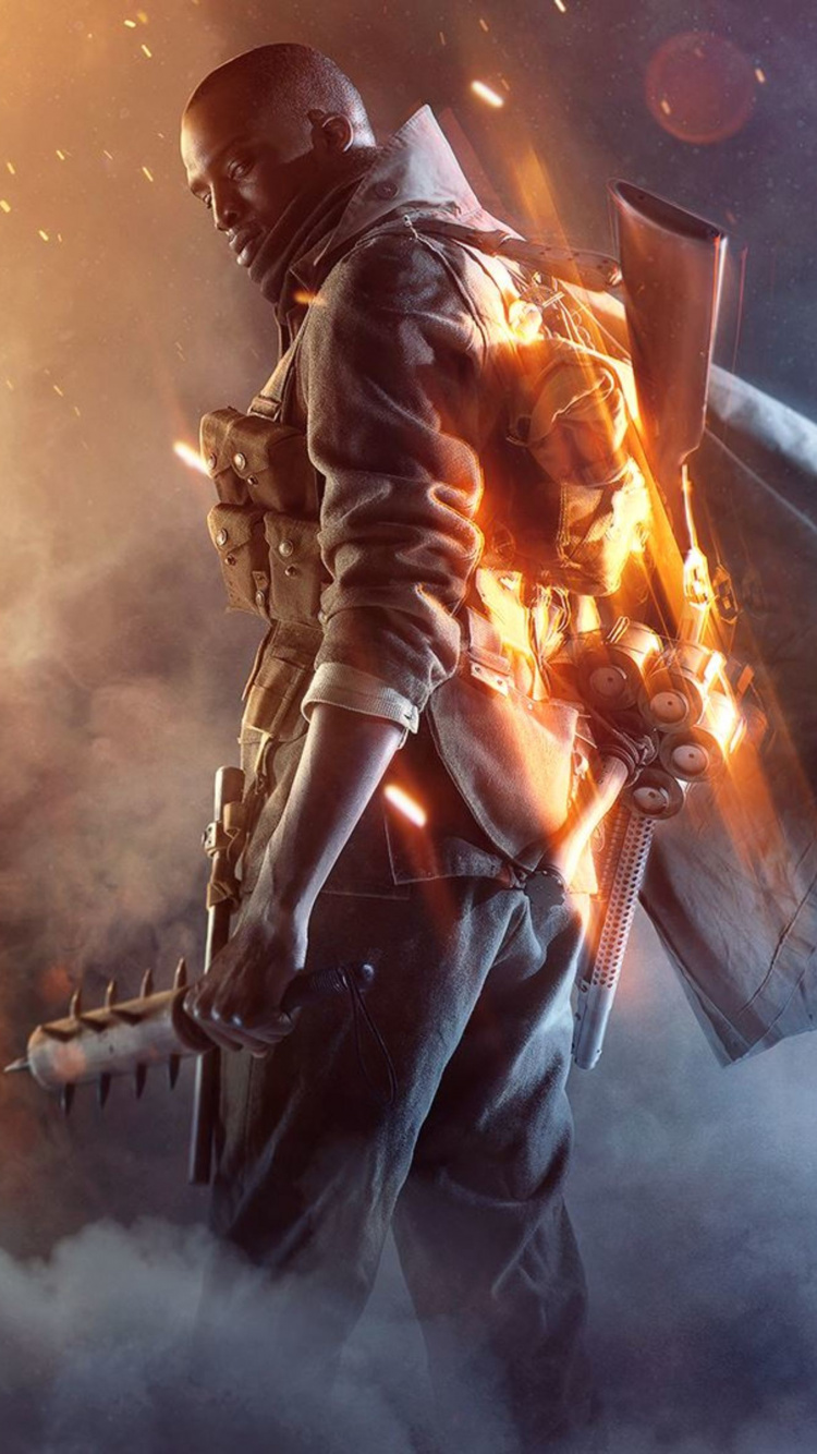 Battlefield 1, Pc-Spiel, Strategie-video-Spiel, Digital Compositing, Illustration. Wallpaper in 750x1334 Resolution