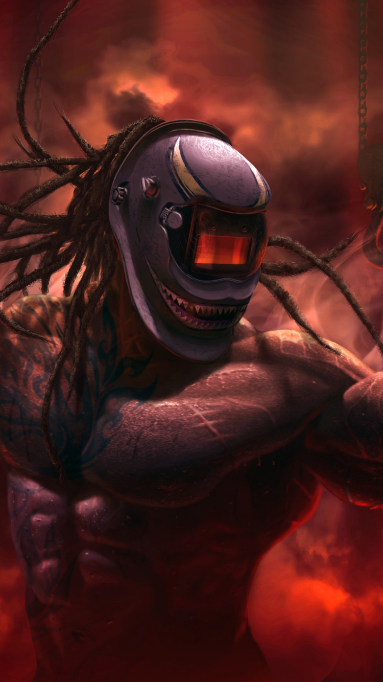 Personne Tenant un Casque Filaire Noir et Rouge. Wallpaper in 750x1334 Resolution