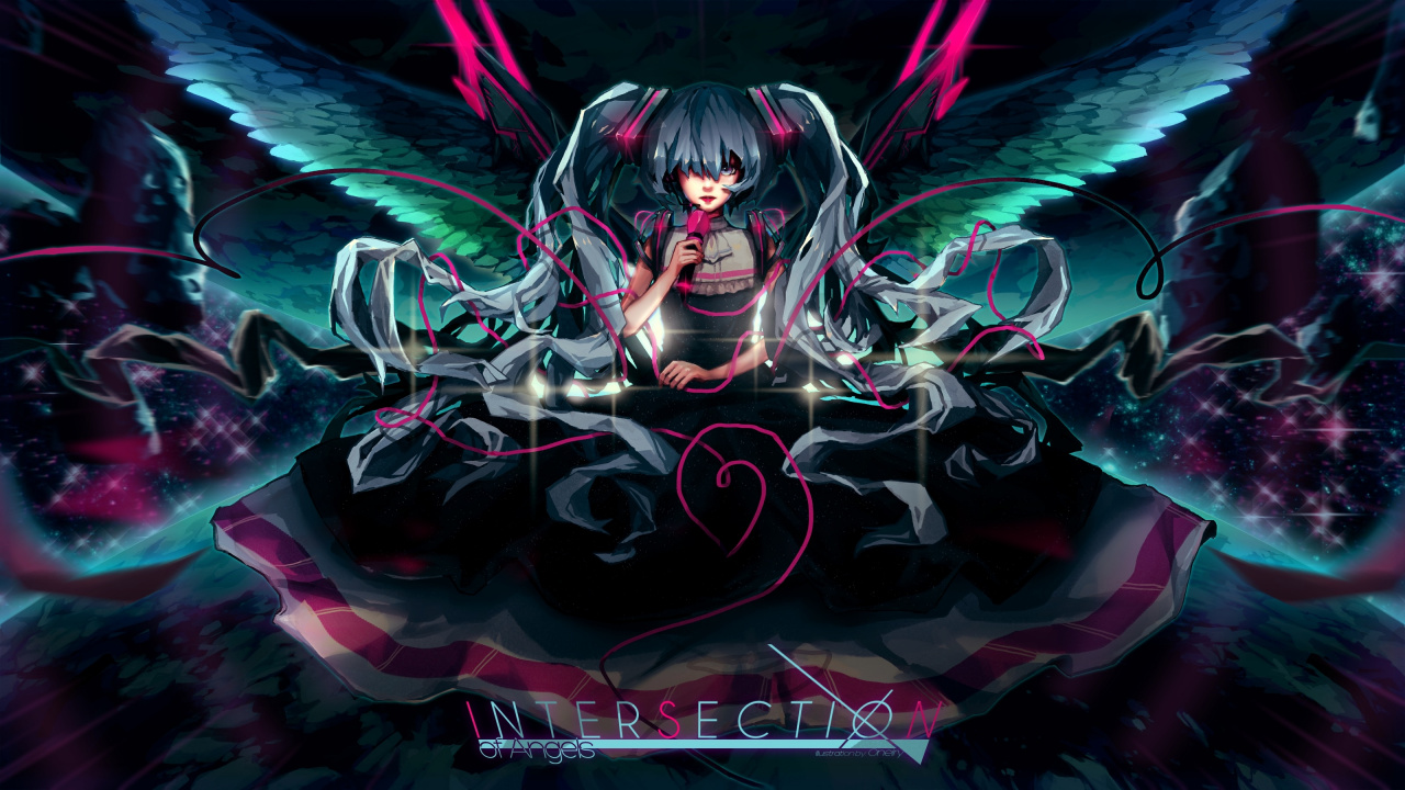 Personnage D'anime Féminin Aux Cheveux Noirs. Wallpaper in 1280x720 Resolution