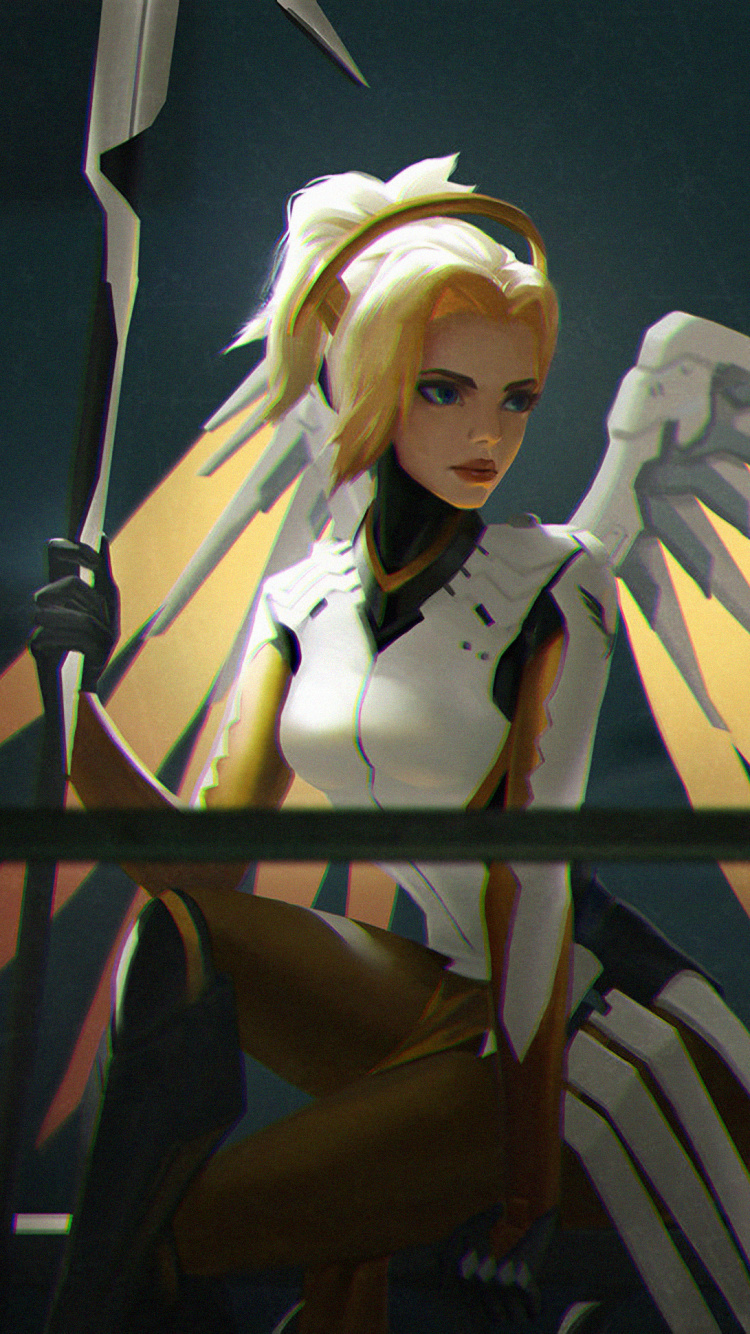 Mujer en Vestido Blanco y Negro Personaje de Anime. Wallpaper in 750x1334 Resolution