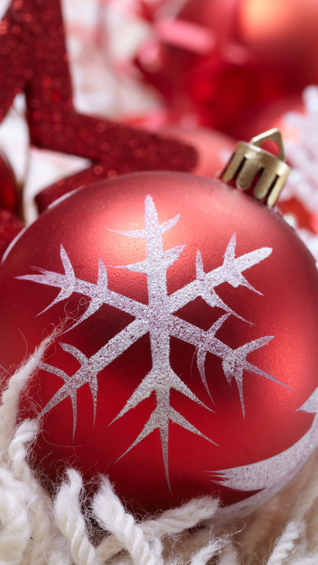 Neujahr, Weihnachten, Christmas Ornament, Weihnachtsdekoration, Schneeflocke. Wallpaper in 1080x1920 Resolution