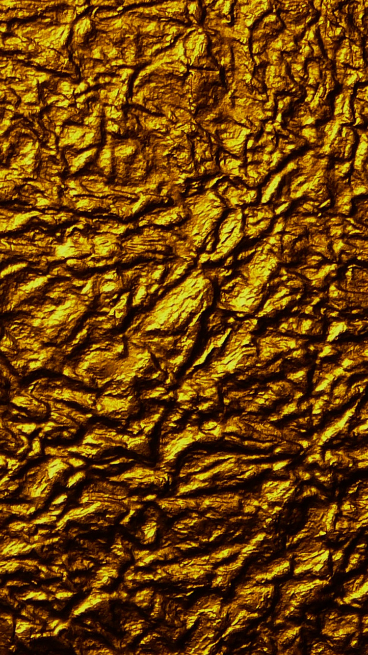 Yellow and Black Abstract Painting. Wallpaper in 750x1334 Resolution