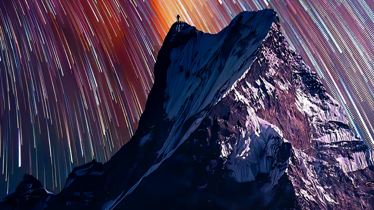 Cielo de la Noche, Ambiente, Paisaje Natural, Objeto Astronómico, Espacio. Wallpaper in 1280x720 Resolution