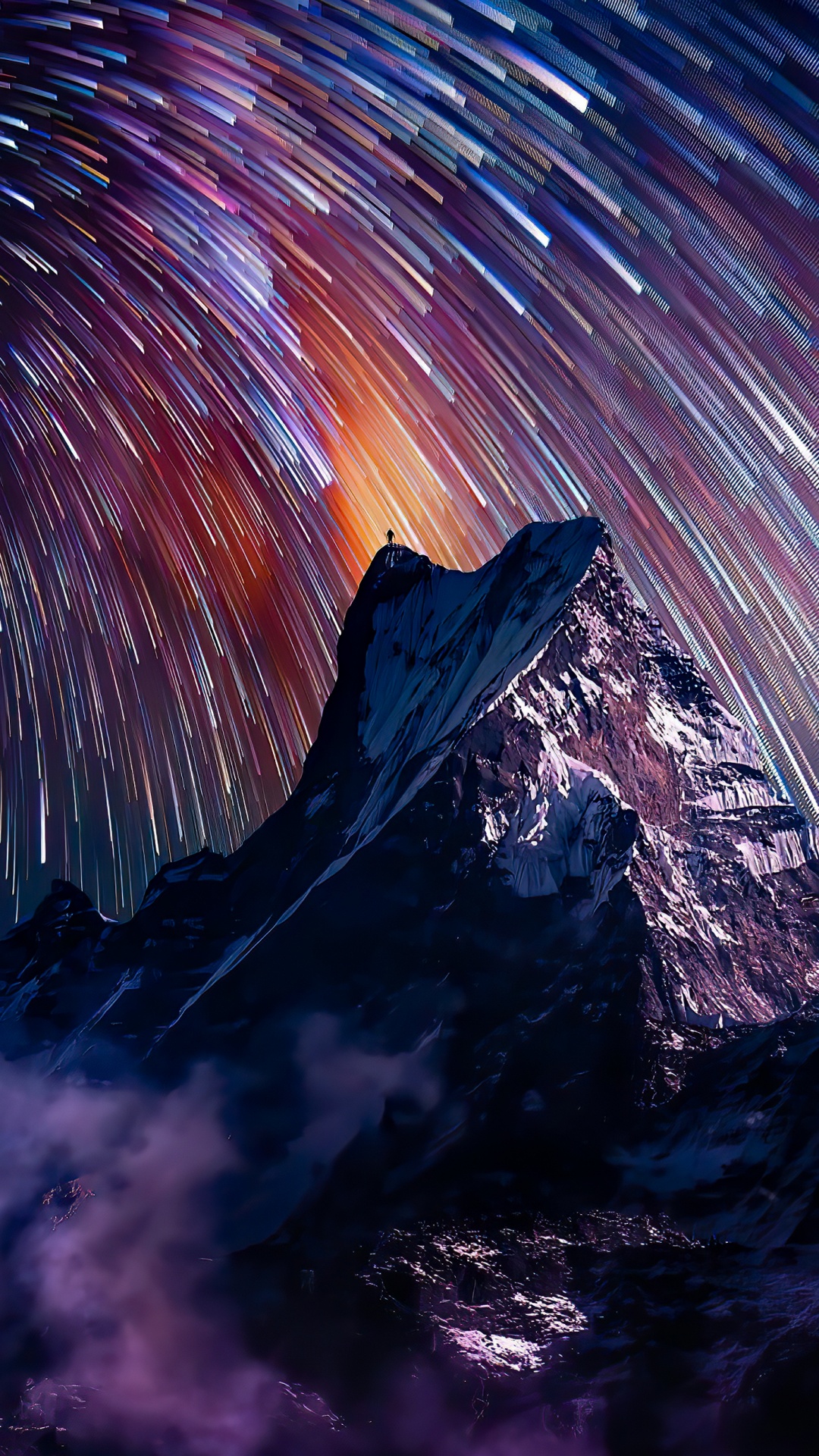 Night, Night Sky, Atmosphere, World, Natural Landscape. Wallpaper in 1080x1920 Resolution