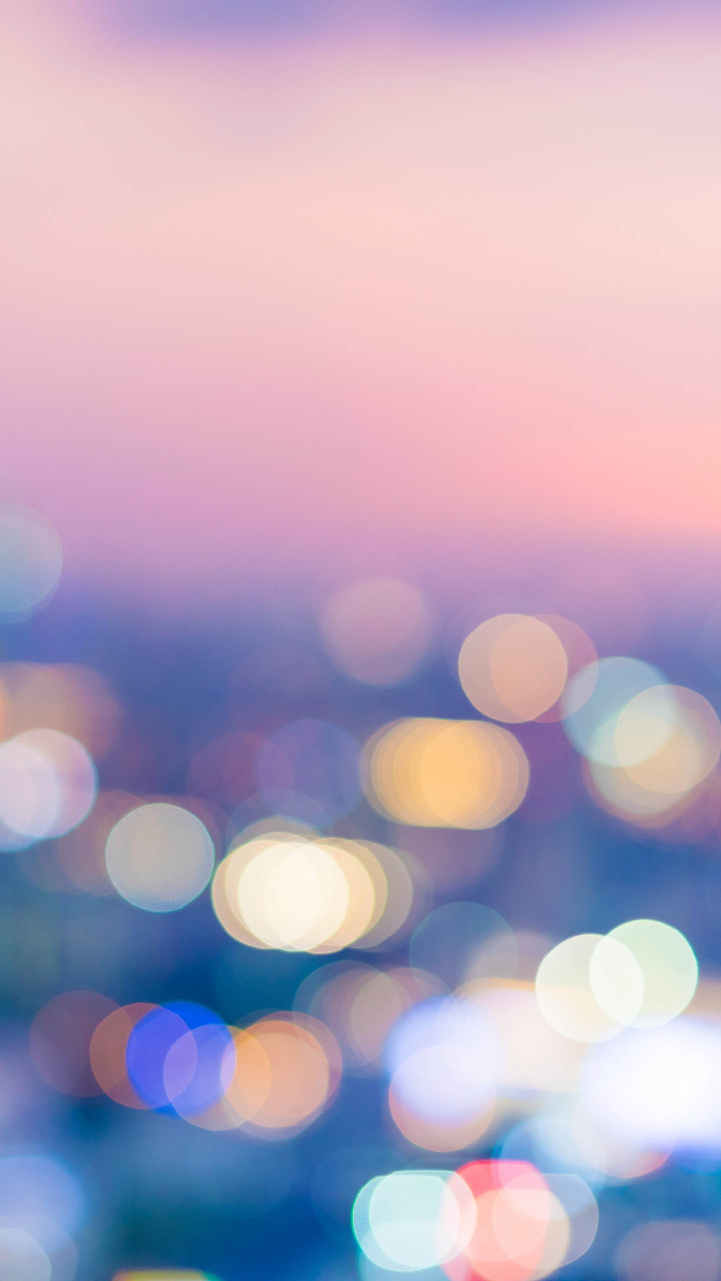 Blaue Und Weiße Bokeh-Lichter. Wallpaper in 1440x2560 Resolution