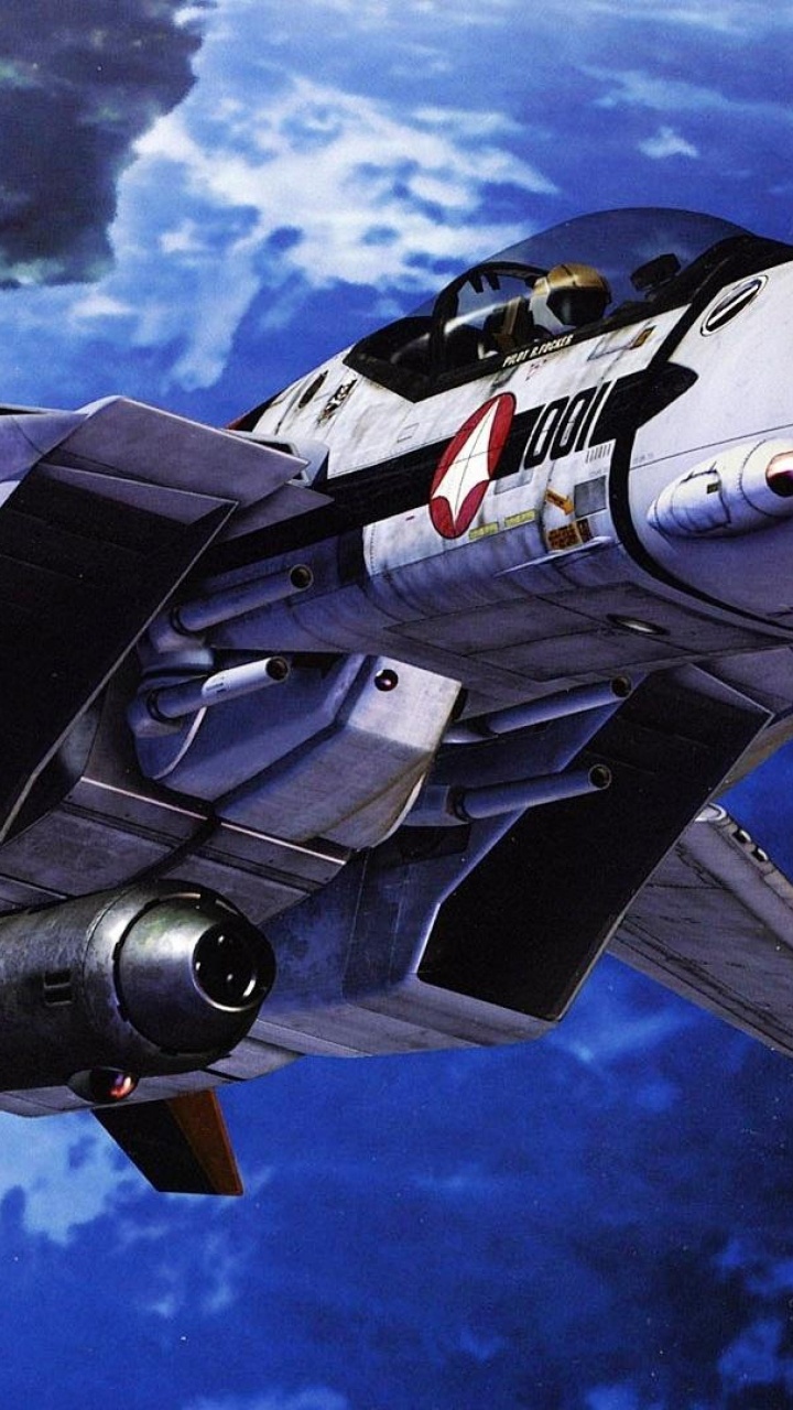 White and Black Jet Plane. Wallpaper in 720x1280 Resolution