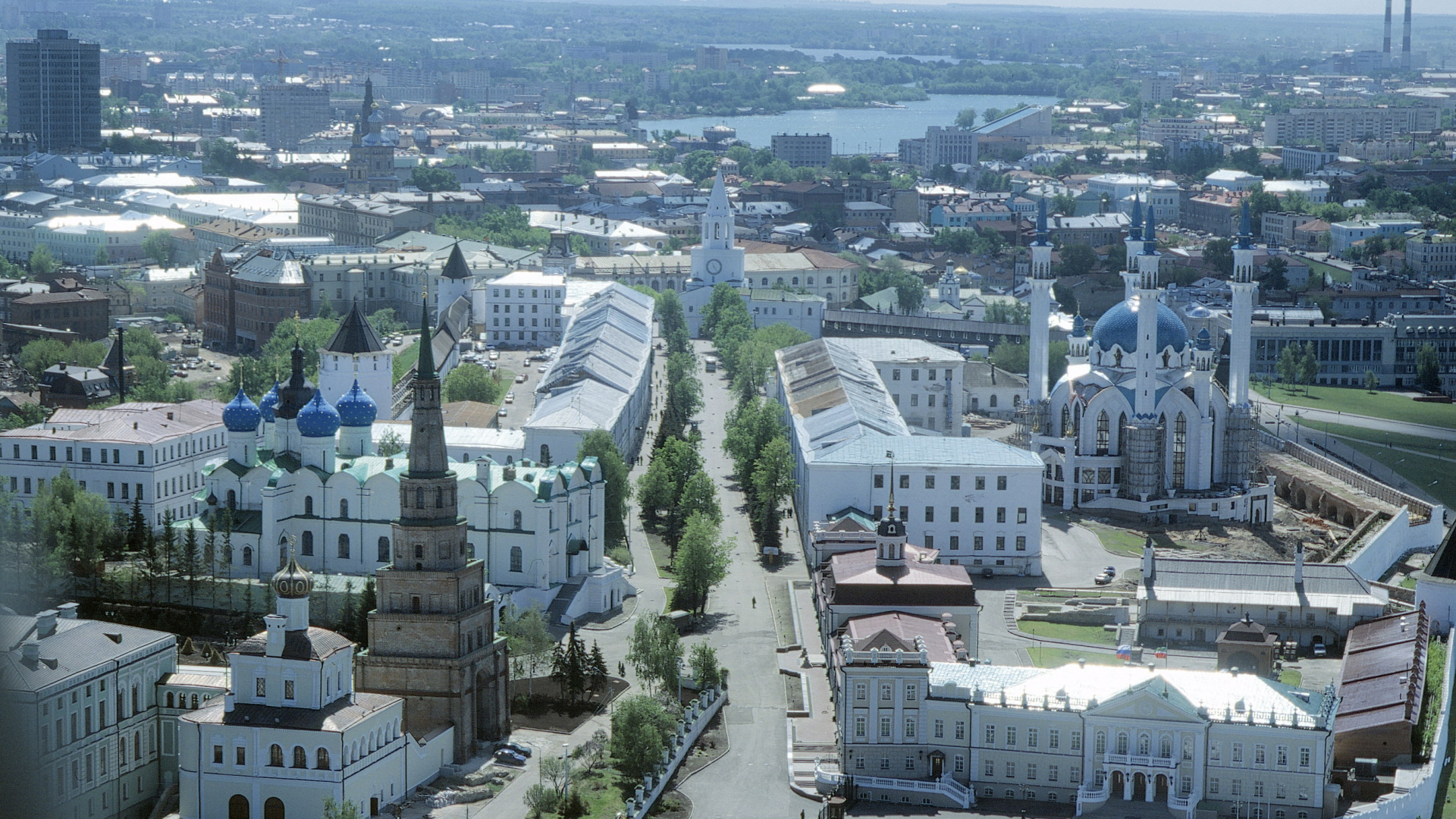 Aerial View of City Buildings During Daytime. Wallpaper in 1920x1080 Resolution