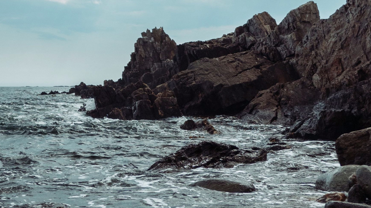 Sea, Coast, Water, Nature, Rock. Wallpaper in 1280x720 Resolution