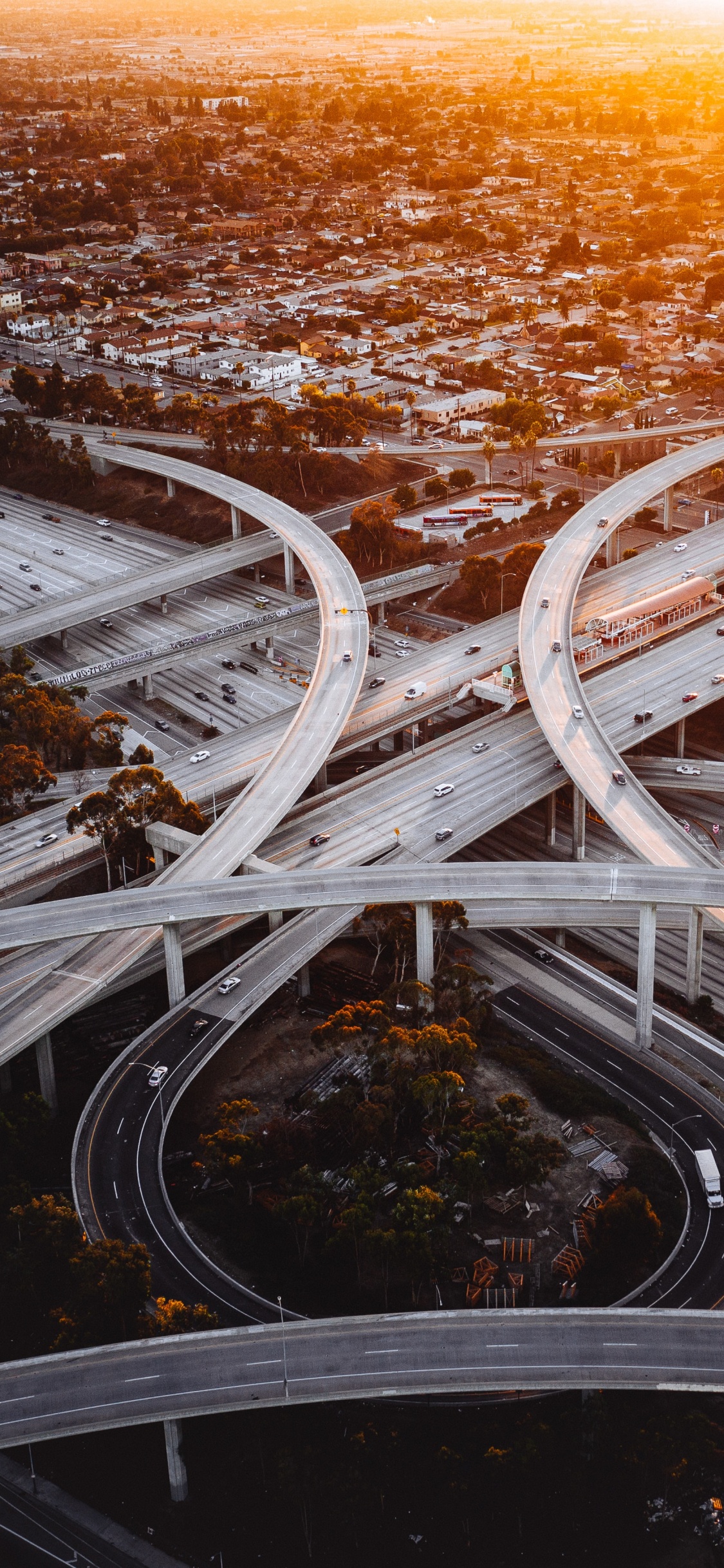 Ingeniería de Transporte, Transporte, Ingeniería, Ingeniería de Tráfico, Intercambio. Wallpaper in 1125x2436 Resolution