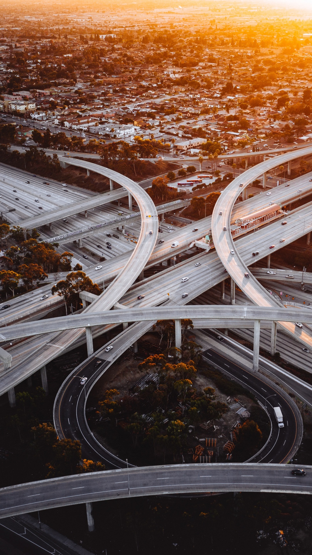 Verkehrstechnik, Transport, Engineering, Austausch, Richter Harry Pregerson Interchange. Wallpaper in 1080x1920 Resolution