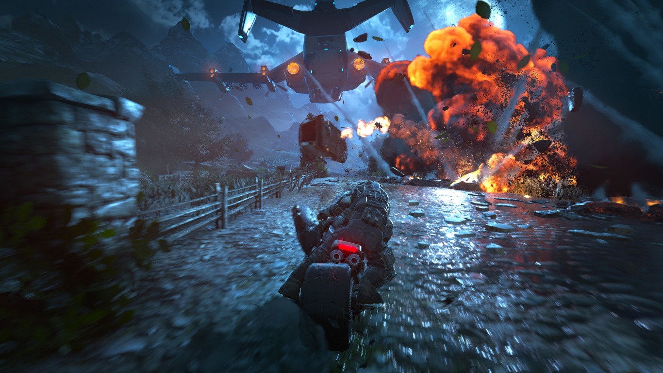 pc Game, World, Gears of War, Darkness, Video Games. Wallpaper in 1366x768 Resolution