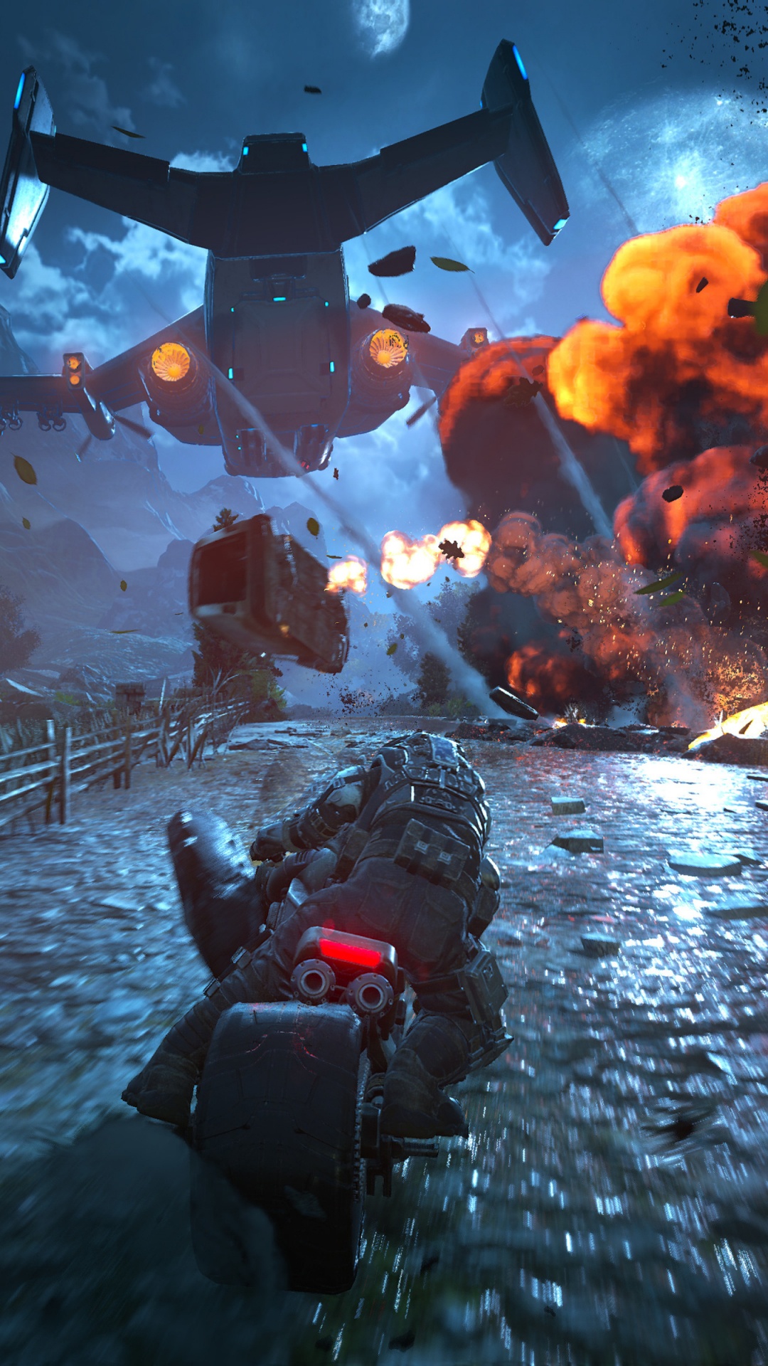 Jeu Pc, Gears of War, Obscurité, Les Jeux Vidéo, Jeu Vidéo. Wallpaper in 1080x1920 Resolution