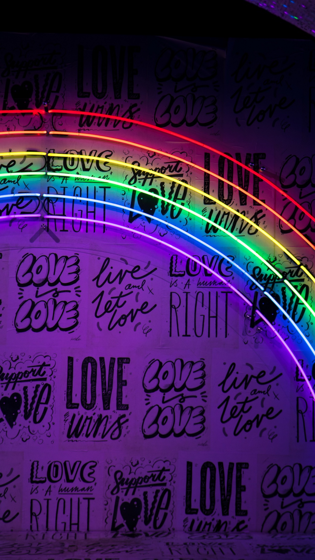 Purpur, Magenta, Electric Blue, Neon, Visual-Effekt-Beleuchtung. Wallpaper in 1080x1920 Resolution