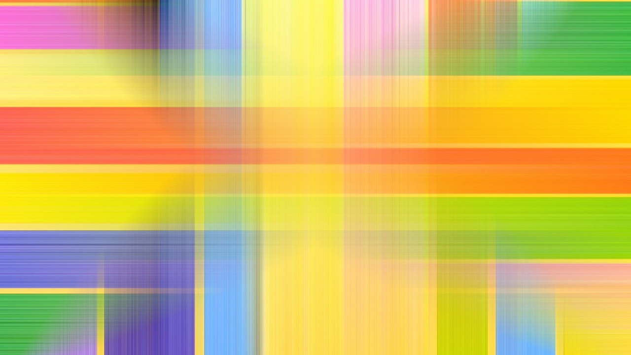 Gelb Blau Und Rot Gestreifte Abbildung. Wallpaper in 1280x720 Resolution