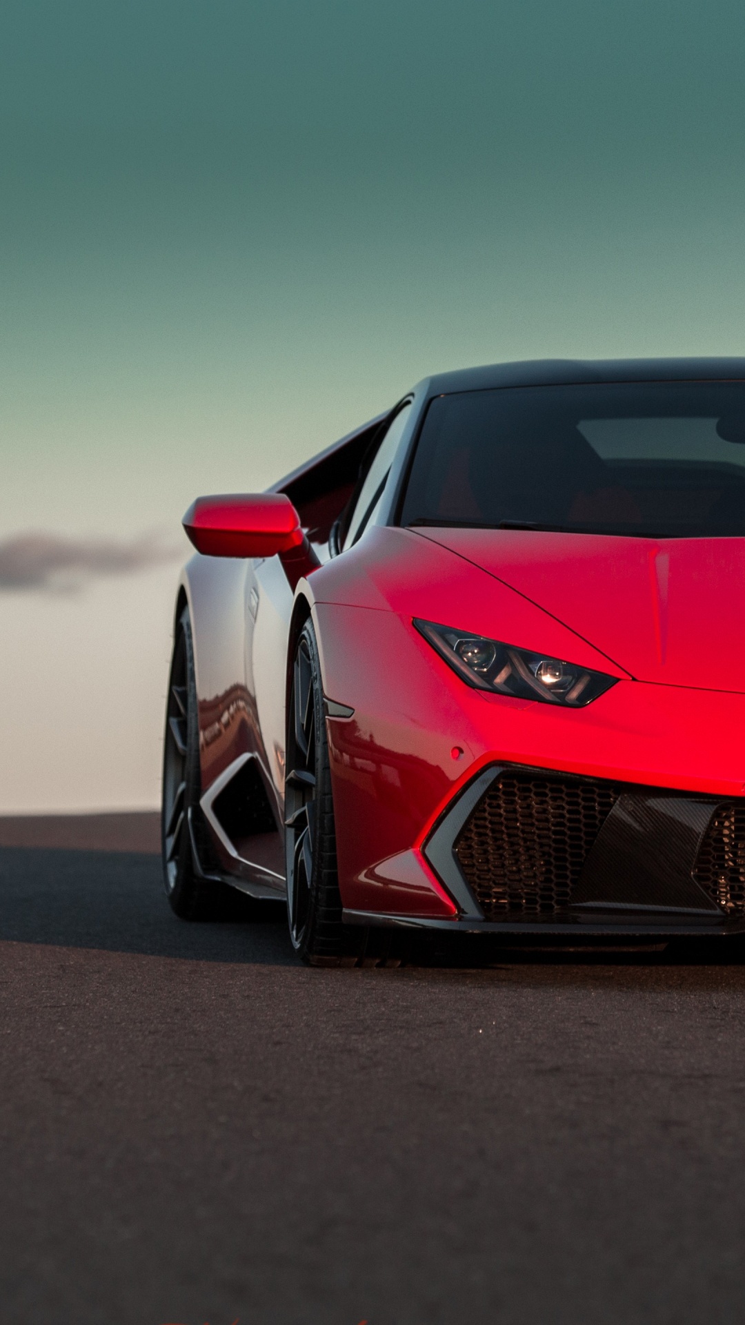 Rojo Bmw m 3 en la Carretera. Wallpaper in 1080x1920 Resolution