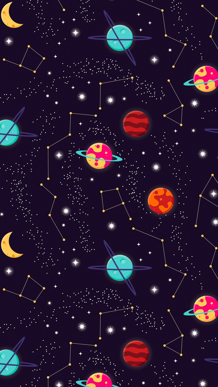 Galaxia, Luz, Naturaleza, Arte, Objeto Astronómico. Wallpaper in 750x1334 Resolution