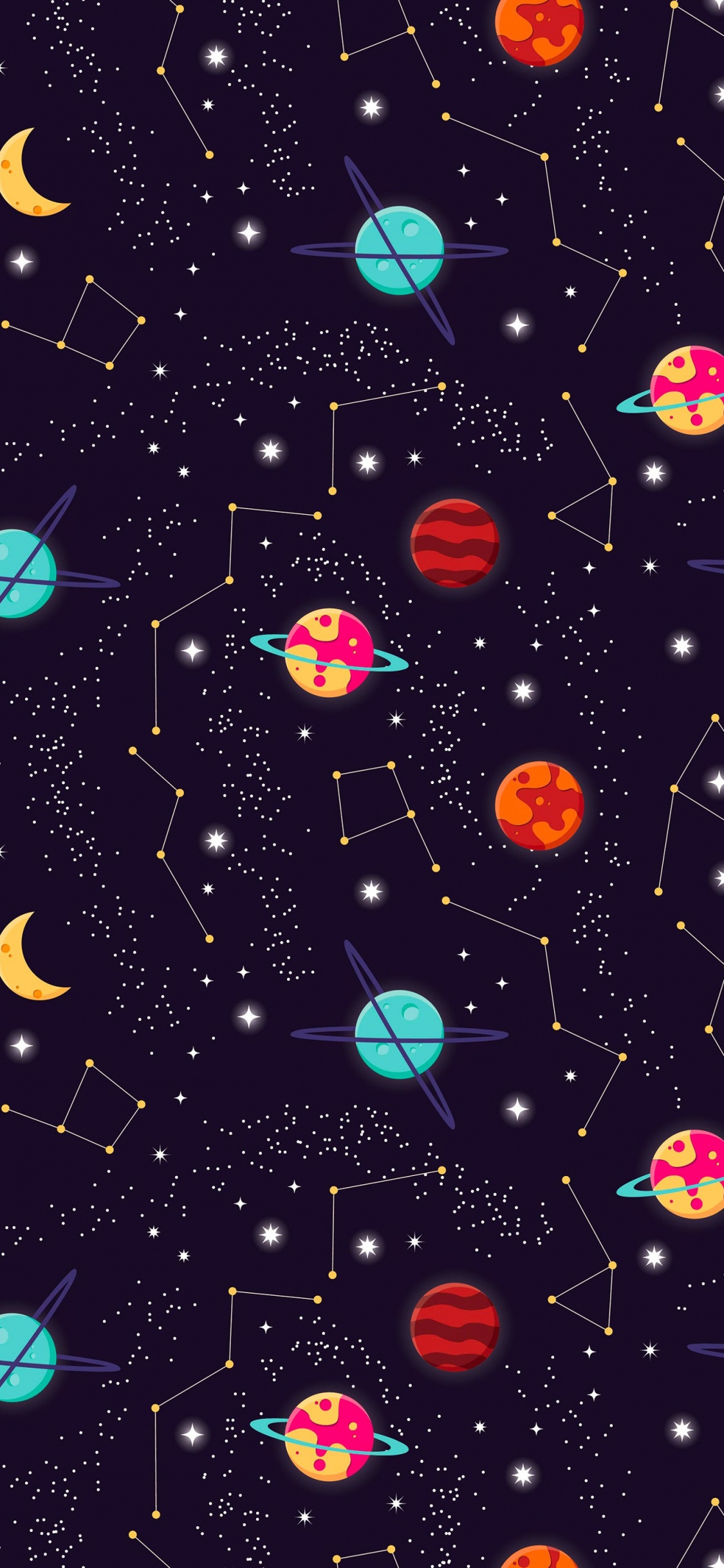 Galaxie, Lumière, Nature, Art, Objet Astronomique. Wallpaper in 1125x2436 Resolution