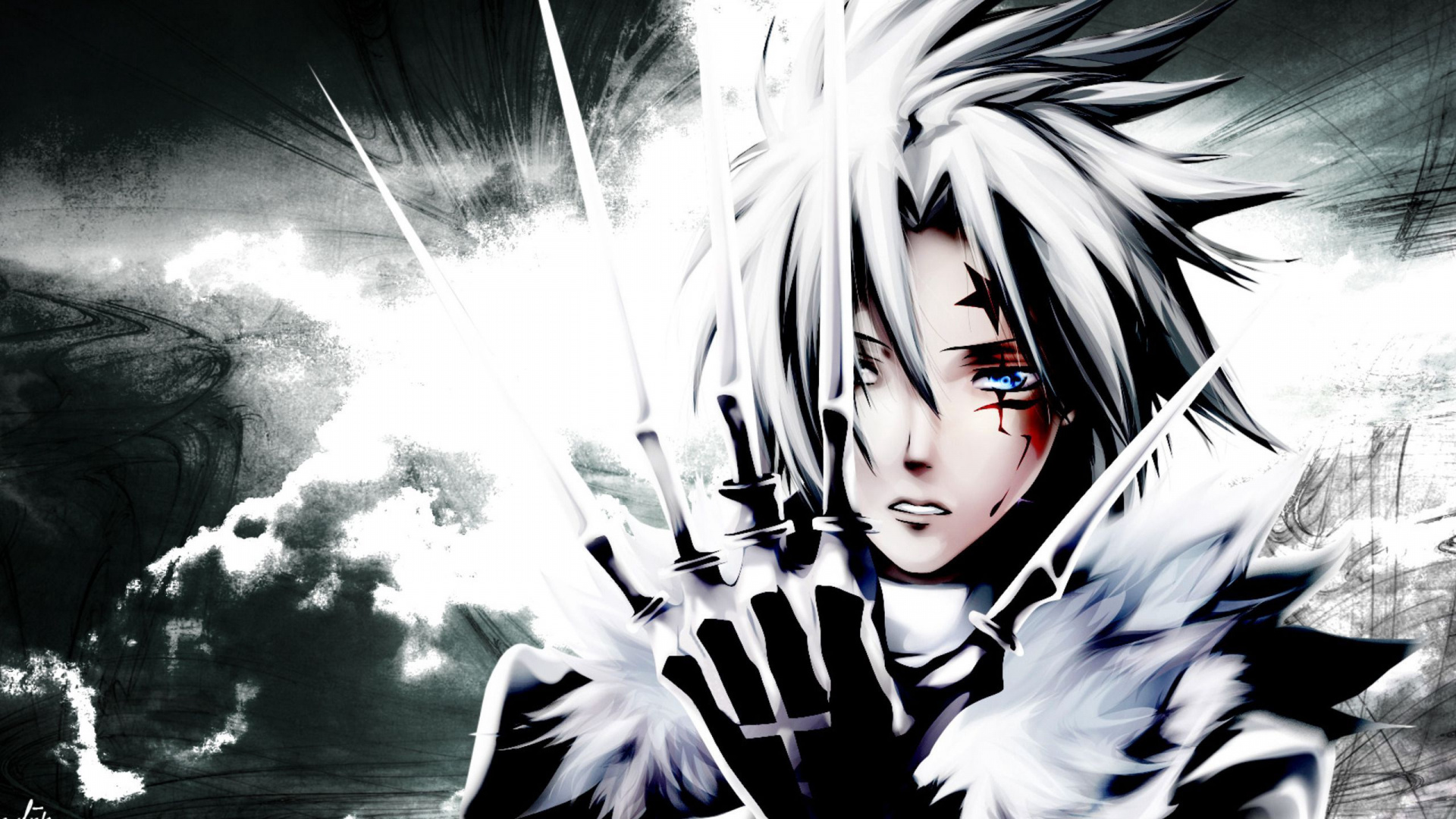 Personnage D'anime Masculin Aux Cheveux Noirs. Wallpaper in 1920x1080 Resolution