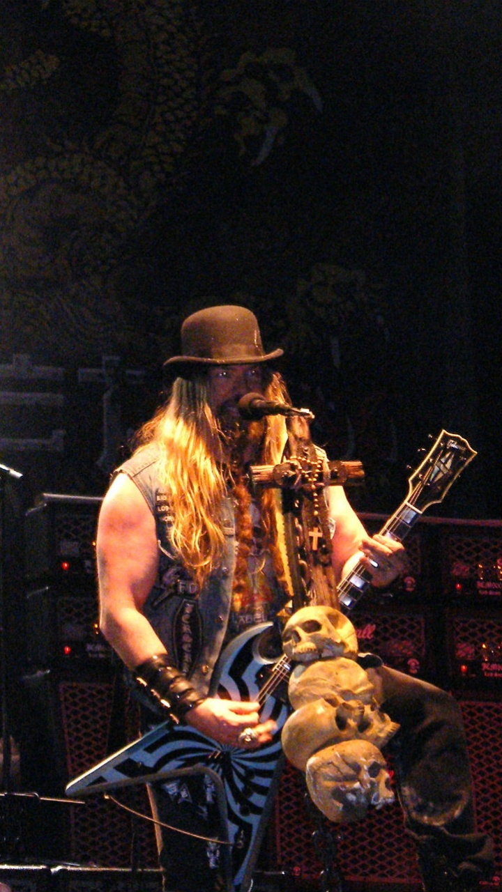 Zakk Wylde, Concierto de Rock, Guitarra, Black Label Society, Heavy Metal. Wallpaper in 720x1280 Resolution