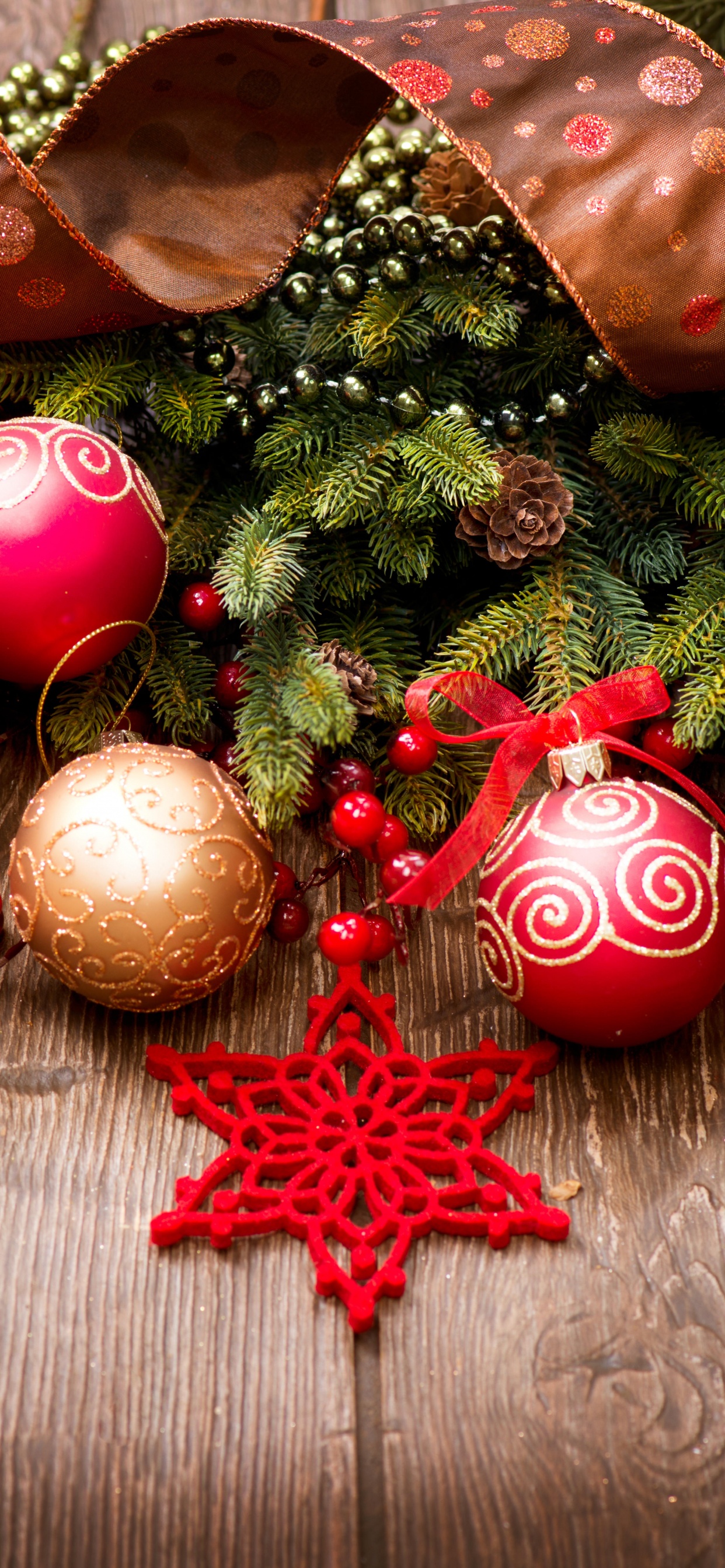 Le Jour De Noël, Ornement de Noël, Décoration de Noël, Sapin, Famille Des Pins. Wallpaper in 1242x2688 Resolution