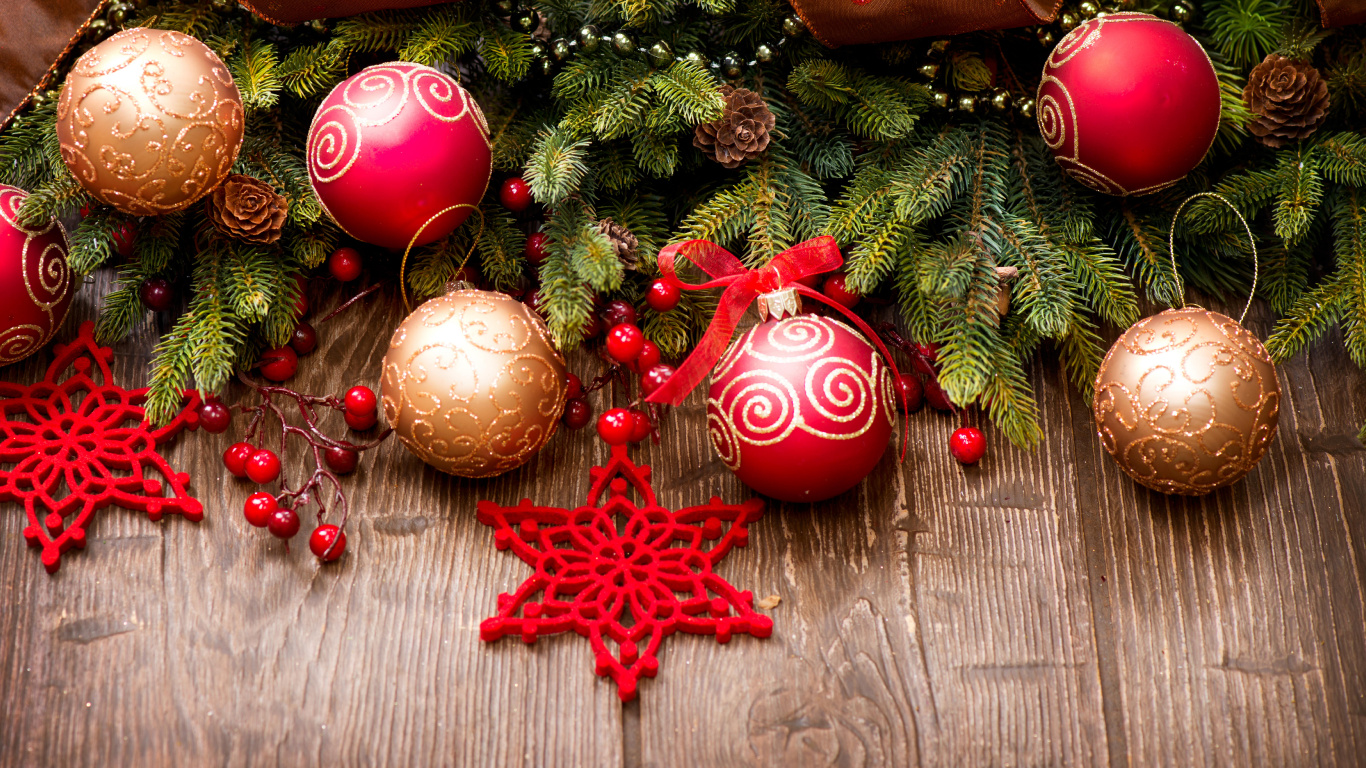 Christmas Day, Christmas Ornament, Christmas Decoration, Christmas, Fir. Wallpaper in 1366x768 Resolution