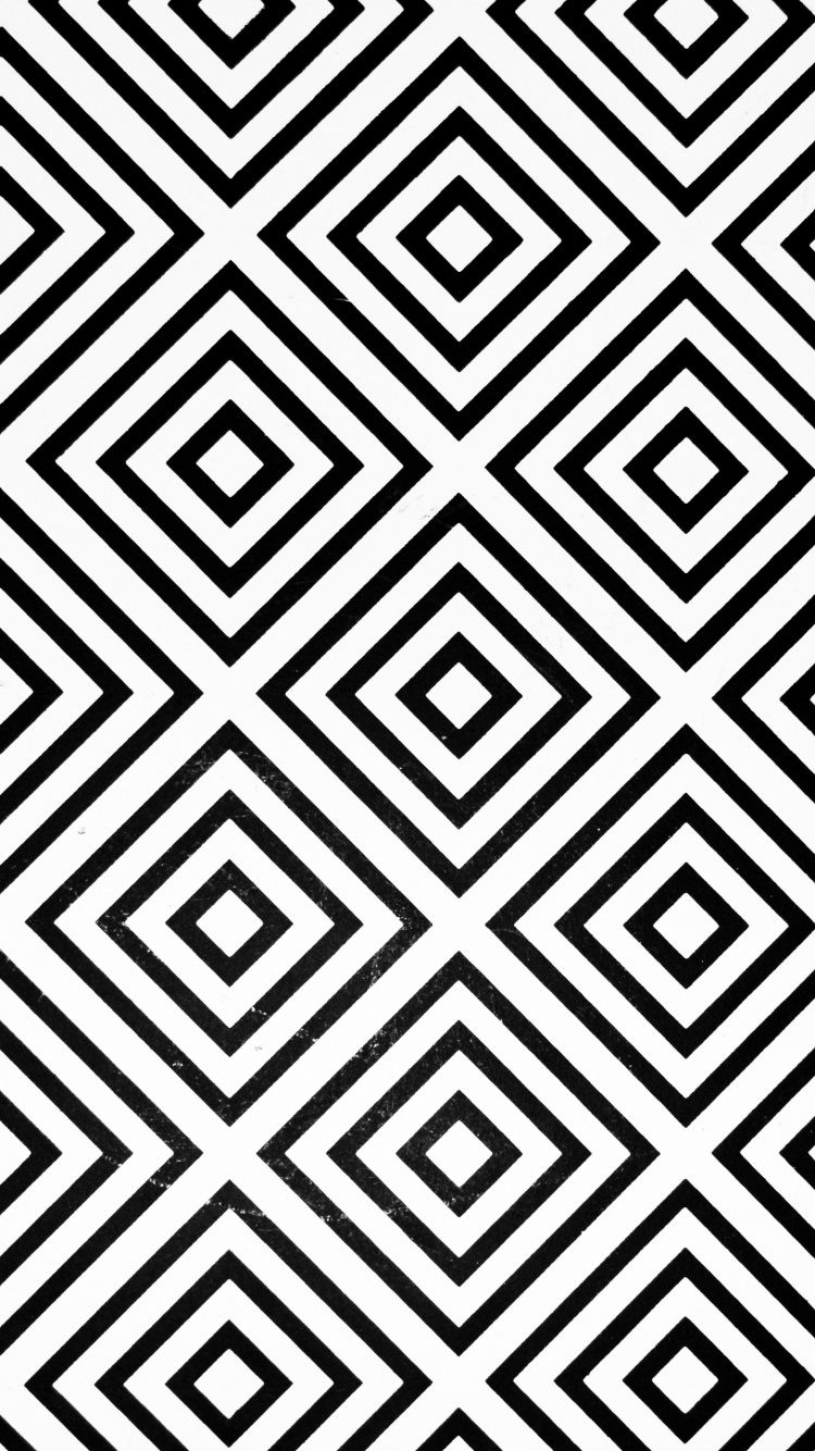 Textile Floral Noir et Blanc. Wallpaper in 750x1334 Resolution